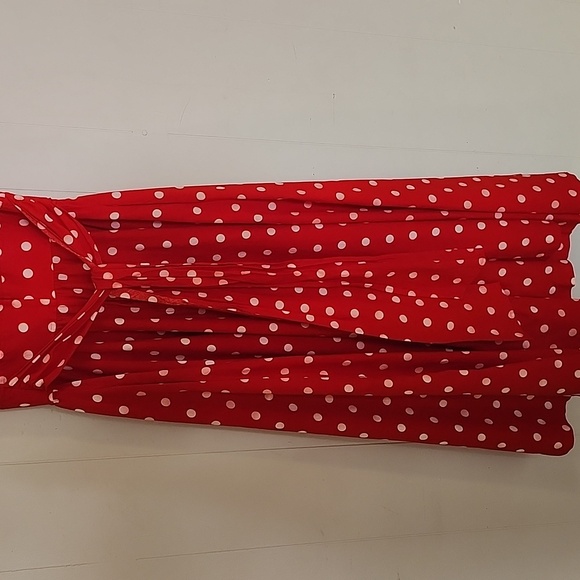 Leslie Lucks Red Polka Dot Dress - Picture 8 of 12